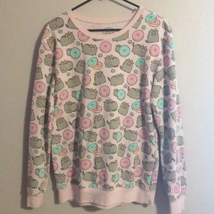Hottopic Pusheen Pink Donut Sweatshirt